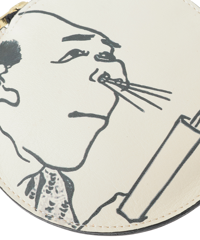 葛飾北斎 北斎漫画コインケース 詳細画像 ホワイト1 6