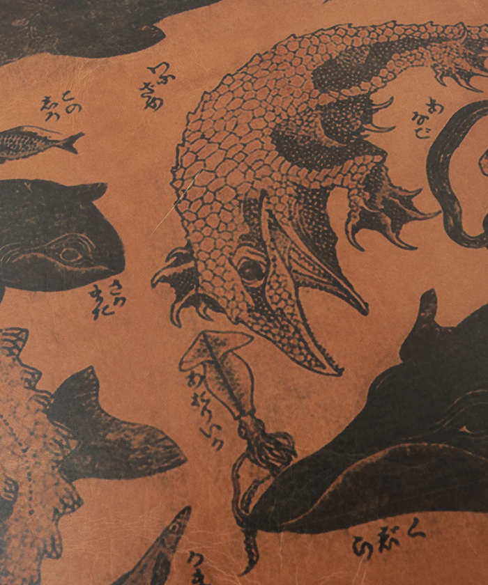 葛飾 北斎 ミニトートバッグ 詳細画像 北斎漫画　怪魚 8